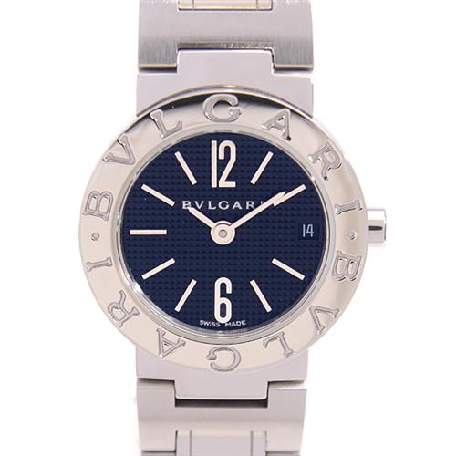 ブルガリ 時計 レディース ブルガリブルガリ SS 電池式 ブラック文字盤 BB23SS BVLGARI【中古】