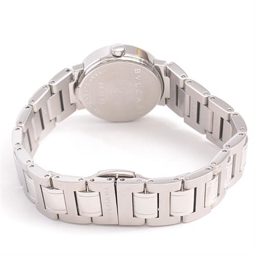 ブルガリ 時計 レディース ブルガリブルガリ SS 電池式 ブラック文字盤 BB23SS BVLGARI【中古】