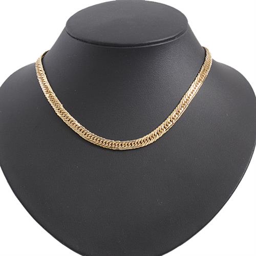 喜平 ネックレス K18 Mカット トリプル 30g 40cm 造幣局検定刻印入 メンズ レディース チェーン イエローゴールド YG 【中古】