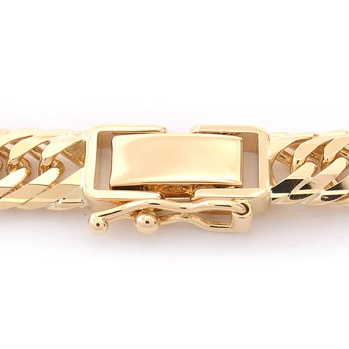 喜平 ネックレス K18 Mカット トリプル 30g 40cm 造幣局検定刻印入 メンズ レディース チェーン イエローゴールド YG 【中古】