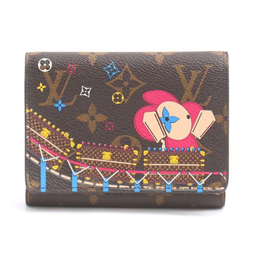 ルイヴィトン 財布 レディース ポルトフォイユ ヴィクトリーヌ モノグラム M69751 Louis Vuitton 【中古】