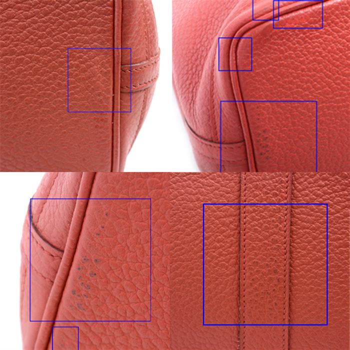 エルメス バッグ レディース ガーデンパーティ TPM ハンドバッグ カントリー レッド系 □R刻印 HERMES 中古