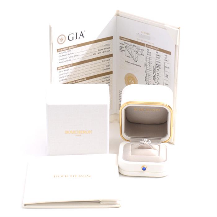 新品未使用 BOUCHRON ピボワンヌダイヤモンドリング 三越購入156.8万