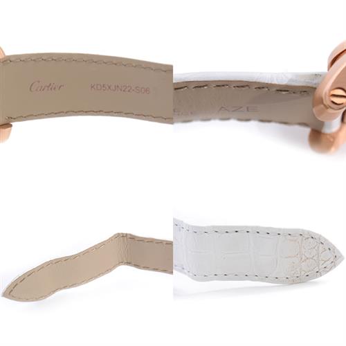 カルティエ 時計 メンズ カリブル ドゥ カルティエ 自動巻 ダイヤモンドベゼル シルバー文字盤 Cartier 750PG WF100013 中古