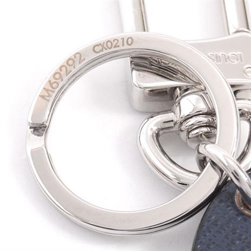 ルイヴィトン キーホルダー レディース ポルトクレ スピーディ LVエスカル バッグチャーム ブルー Louis Vuitton M69292 中古