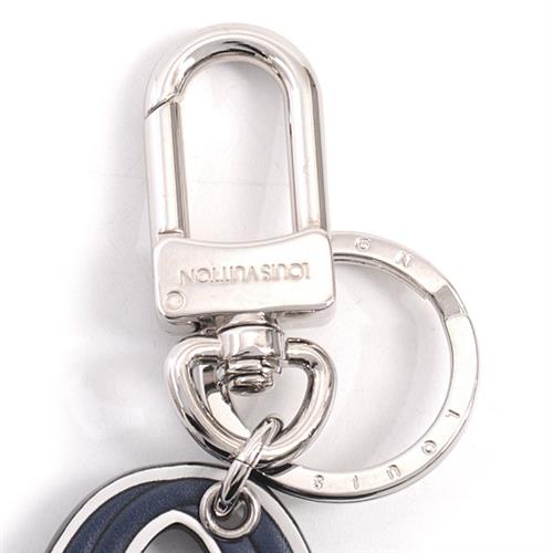 ルイヴィトン キーホルダー レディース ポルトクレ スピーディ LVエスカル バッグチャーム ブルー Louis Vuitton M69292 中古