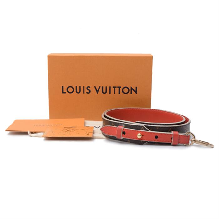 ルイヴィトン 小物 レディース メンズ ユニセックス ショルダーストラップ コクリコ レッド Louis Vuitton J02372 中古