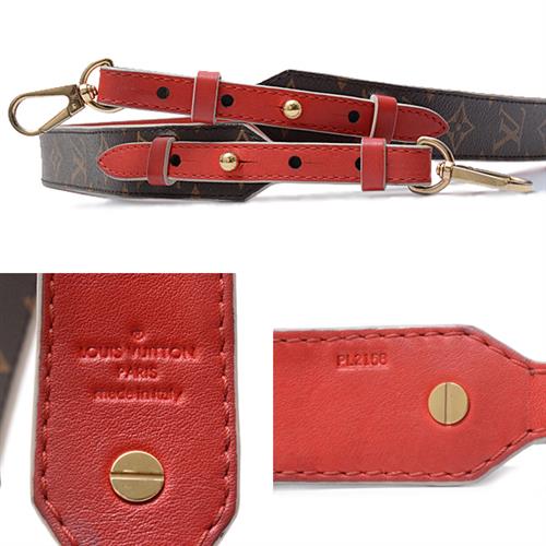 ルイヴィトン 小物 レディース メンズ ユニセックス ショルダーストラップ コクリコ レッド Louis Vuitton J02372 中古