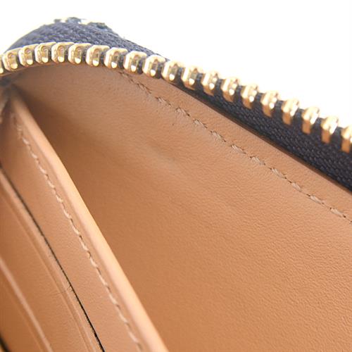 ルイヴィトン 財布 レディース メンズ  ジッピーウォレット ラウンドファスナー長財布 モノグラム ジャガード ブルー系 Louis Vuitton M80212 中古