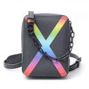 ルイヴィトン バッグ メンズ ダヌーブ メッセンジャー ショルダーバッグ ポーチ タイガ ブラック レインボー Louis Vuitton M30332 中古