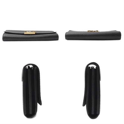 ルイヴィトン 財布 レディース メンズ ポルトフォイユ カプシーヌ 長財布 トリヨンレザー ノワール Louis Vuitton N90129 中古