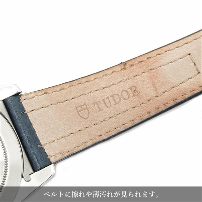 チュードル 時計 メンズ クロノタイム タイガー プリンスデイト アイボリー文字盤 レザーベルト コンビ TUDOR 79263P SS×YG 中古