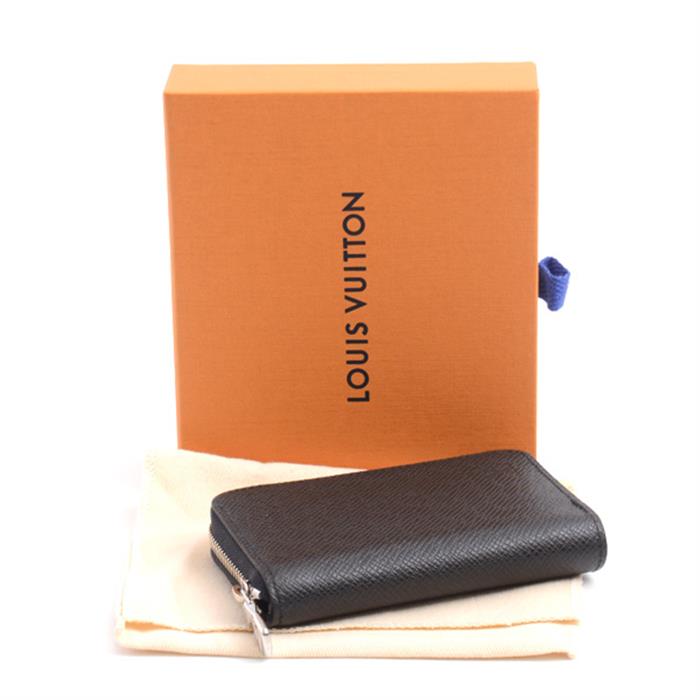 ルイヴィトン 財布 メンズ M30511 タイガ ジッピーコインパース ブラック Louis Vuitton【中古】
