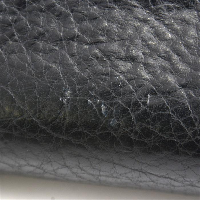 クロムハーツ 財布 メンズ ダガーチャーム ラウンドファスナー長財布 レザー ブラック SV925 シルバー CHROME HEARTS【中古】