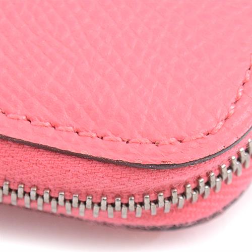 エルメス 財布 レディース アザップロング シルクイン ヴォーエプソン D刻 ローズアザレ ピンク HERMES 中古