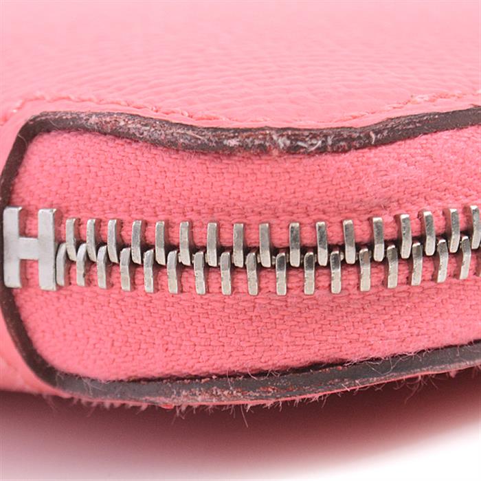 エルメス 財布 レディース アザップロング シルクイン ヴォーエプソン D刻 ローズアザレ ピンク HERMES 中古