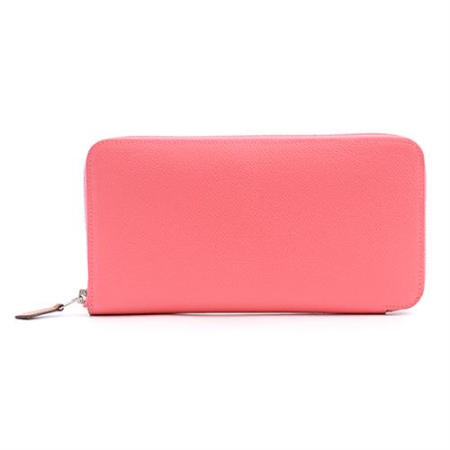 エルメス 財布 レディース アザップロング シルクイン ヴォーエプソン D刻 ローズアザレ ピンク HERMES 中古