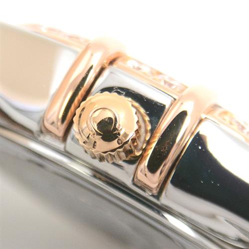 オメガ 時計 レディース コンステレーション ミニ マイチョイス ダイヤベゼル 電池式 ステンレス OMEGA 1368.73 SS×750PG 中古