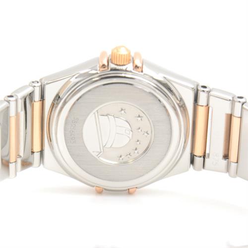 オメガ 時計 レディース コンステレーション ミニ マイチョイス ダイヤベゼル 電池式 ステンレス OMEGA 1368.73 SS×750PG 中古