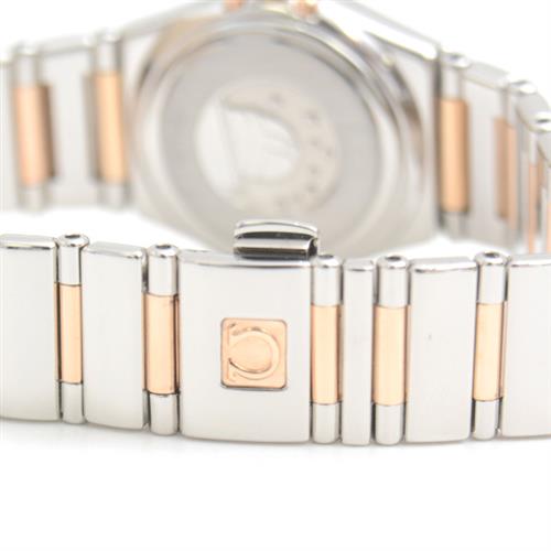 オメガ 時計 レディース コンステレーション ミニ マイチョイス ダイヤベゼル 電池式 ステンレス OMEGA 1368.73 SS×750PG 中古