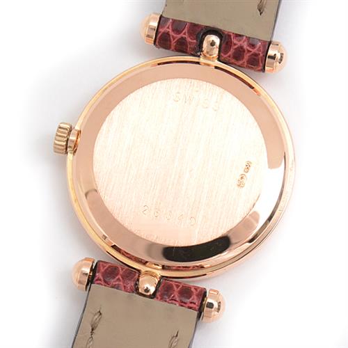 ヴァンクリーフ&アーペル 時計 レディース ラ コレクション 電池式 ホワイト文字盤 ピンクゴールド Van Cleef & Arpels 750PG 28640 中古