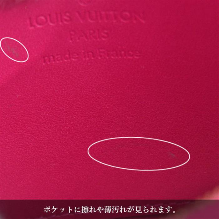 ルイヴィトン 財布 レディース ヴェルニ ジッピーコインパース イカットフラワー ローズアンディアン Louis Vuitton M90030 中古