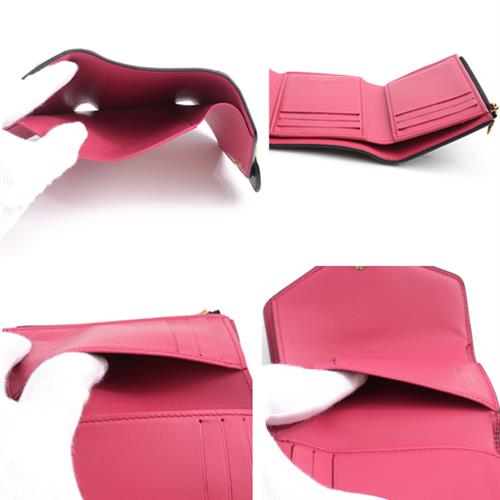 ルイヴィトン 財布 レディース ポルトフォイユLV ポンヌフ コンパクト ノワール M69175 Louis Vuitton 【中古】