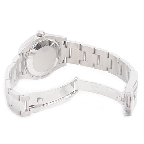 ロレックス 時計 ボーイズ デイトジャスト シルバーローマン スムースベゼル 自動巻 ホワイトゴールド ステンレス ROLEX 178240 SS 中古