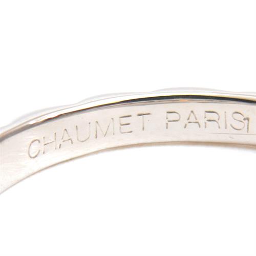 ショーメ 指輪 レディース トルサード ソリテール ダイヤモンド リング 9号 プラチナ CHAUMET PT950 中古