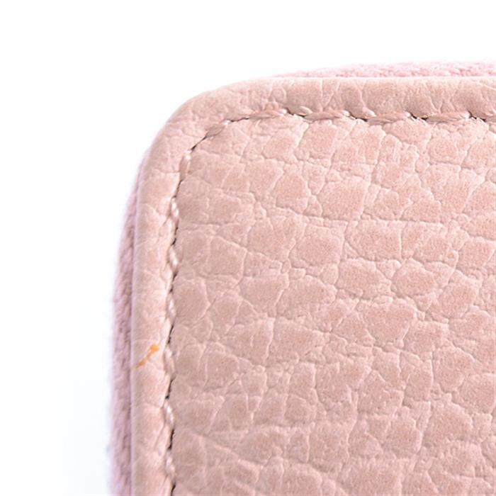 グッチ 財布 レディース GGマーモント ラウンドファスナー長財布 バタフライ ピンク 499363 GUCCI 中古