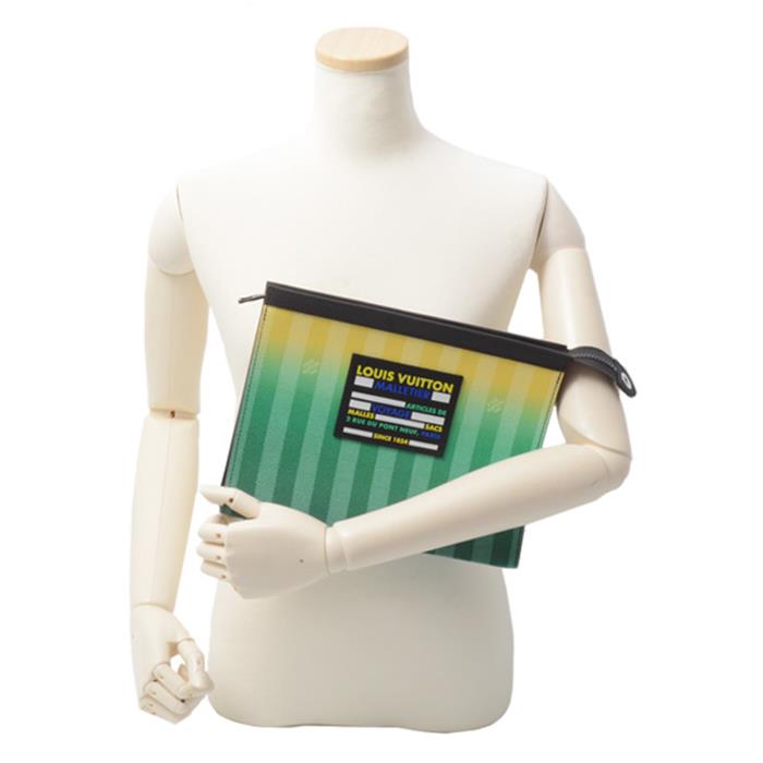 ルイヴィトン バッグ メンズ ダミエストライプ ポシェット・ヴォワヤージュMM Louis Vuitton M81317 未使用展示品