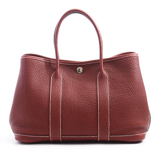 エルメス バッグ レディース ネゴンダ ガーデンパーティTPM □P刻 ルージュアッシュ ボルドー系 HERMRS 中古