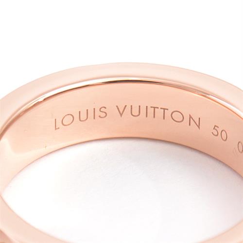 ルイヴィトン 指輪 レディース プティットバーグ アンプラント リング 50号 実寸サイズ10.5号 ピンクゴールド Louis Vuitton 750PG 中古