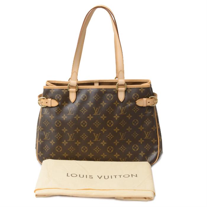 ルイヴィトン バッグ レディース モノグラム バティニョール・オリゾンタル ハンドバッグ トートバッグ レザー Louis Vuitton M51154 中古