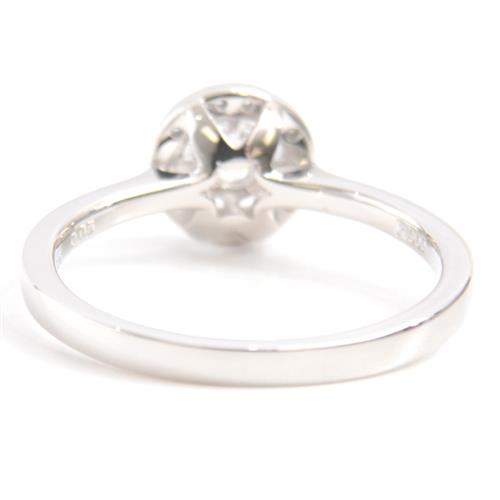 フォーエバーマーク 指輪 レディース センターオブマイユニバース ダイヤモンドリング D0.23ct 0.06ct 13号 プラチナ FOREVER MARK PT900 中古