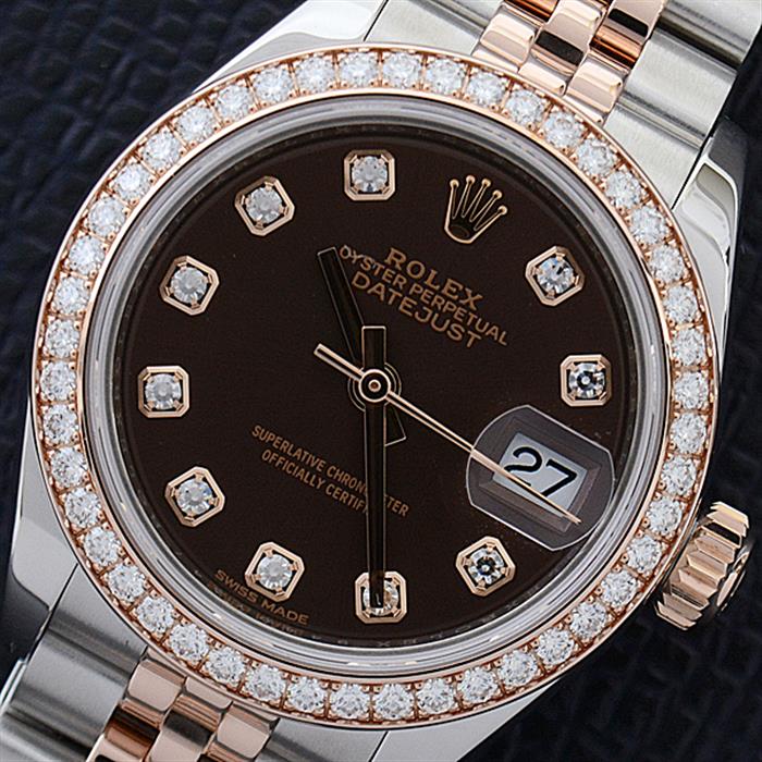 ★美品★ ROLEX ロレックス コマ デイトジャスト 赤タグ ベゼルカバー