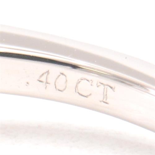 ティファニー 指輪 レディース レガシー ダイヤモンド リング D0.40ct 10号 プラチナ TIFFANY PT950 中古