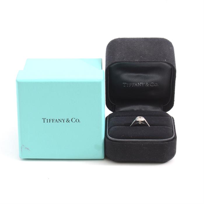 ティファニー 指輪 レディース レガシー ダイヤモンド リング D0.40ct 10号 プラチナ TIFFANY PT950 中古