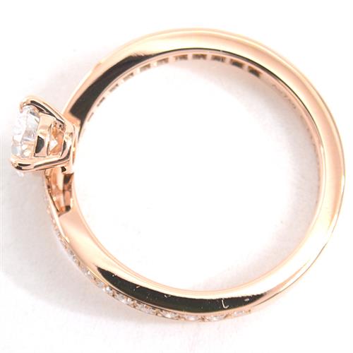 ショーメ 指輪 レディース ジョゼフィーヌ ダイヤモンド リング 49号 D0.51ct ピンクゴールド CHAUMET 750PG 中古