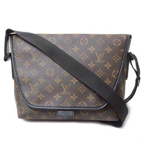 LOUIS VUITTON Magnetic Messenger Bag M45557 Brown Leather 315 x