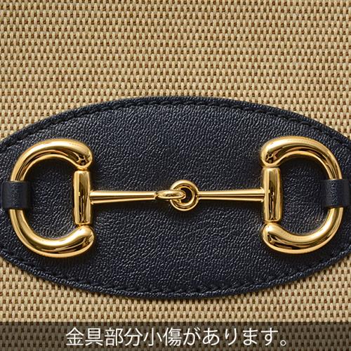 グッチ バッグ レディース ホースビット キャンバス  トートバッグ ハンドバッグ 623694 GUCCI 中古