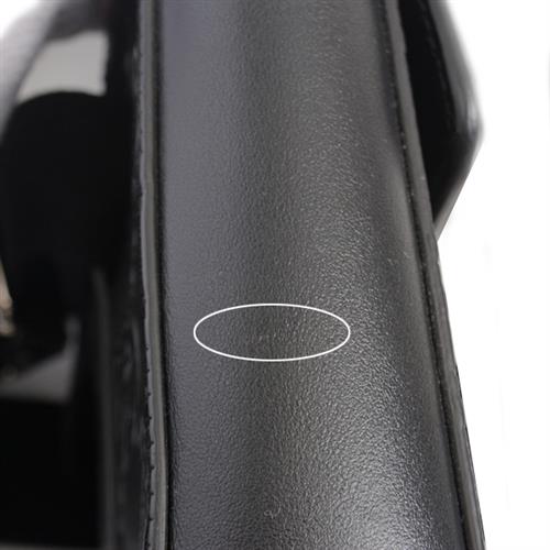 グッチ バッグ メンズ GGエンボス ウエストバッグ Wポーチ ショルダーバッグ ブラック レザー GUCCI 631339 中古