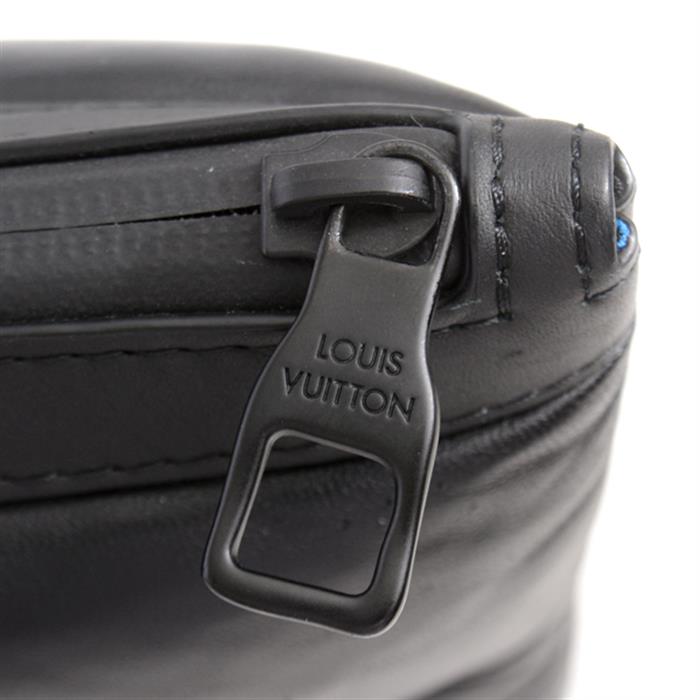 ルイヴィトン バッグ メンズ ヴァージル アブロー ポシェット A4  クラッチバッグ 2054 ブラック レインボー Louis Vuitton M68775 中古