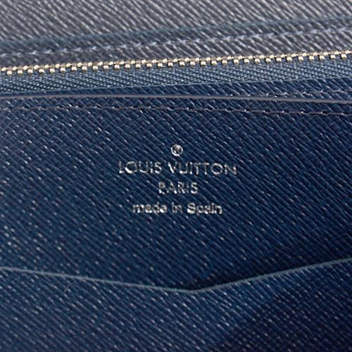 ルイヴィトン バッグ メンズ ジッピーXL クラッチバッグ 財布 タイガ ブルーマリーヌ ネイビー Louis Vuitton M44276 中古