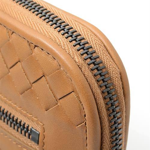 ボッテガヴェネタ バッグ メンズ イントレチャート アーバンドッグ クラッチ セカンド レザー ブラウン 493190 BOTTEGA VENETA 中古