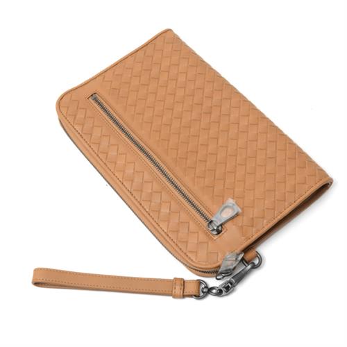 ボッテガヴェネタ バッグ メンズ イントレチャート アーバンドッグ クラッチ セカンド レザー ブラウン 493190 BOTTEGA VENETA 中古