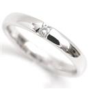 ダミアーニ 指輪 メンズ ヴェラモーレ 1Pダイヤモンド リング 19.5号程 ホワイトゴールド DAMIANI 750WG 中古