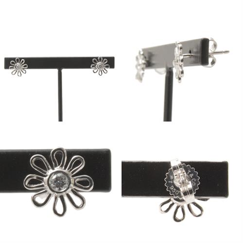 ティファニー ピアス レディース デイジー 1Pダイヤ ピアス プラチナ TIFFANY PT950 中古