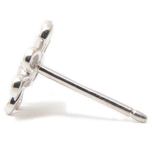 ティファニー ピアス レディース デイジー 1Pダイヤ ピアス プラチナ TIFFANY PT950 中古