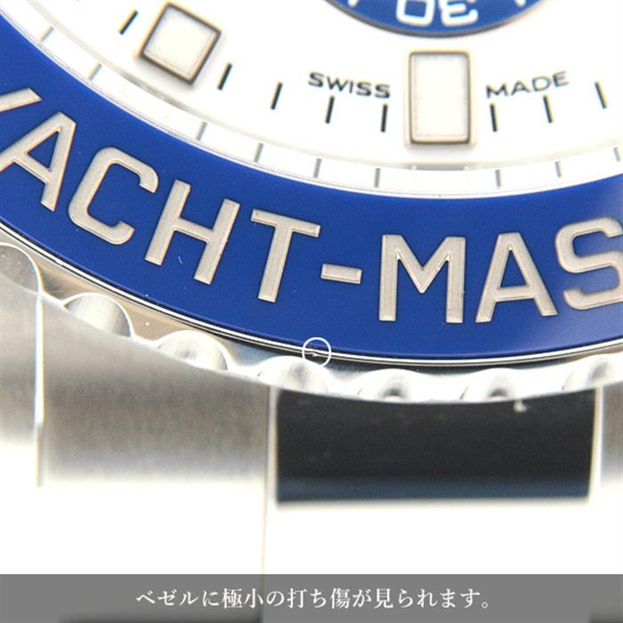 ロレックス 時計 メンズ ヨットマスターⅡ 新ギャラ ベンツ針 ランダム ホワイト文字盤 ステンレス 自動巻 ROLEX SS 116680 中古